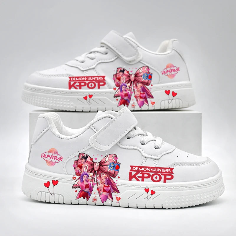 K-pop Girls Fashion trainers Valentine's Day Print Breathable Sport Shoes