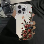 Retro Red Rose Matte Laser Case for Samsung Galaxy A15 A35 A55 S24