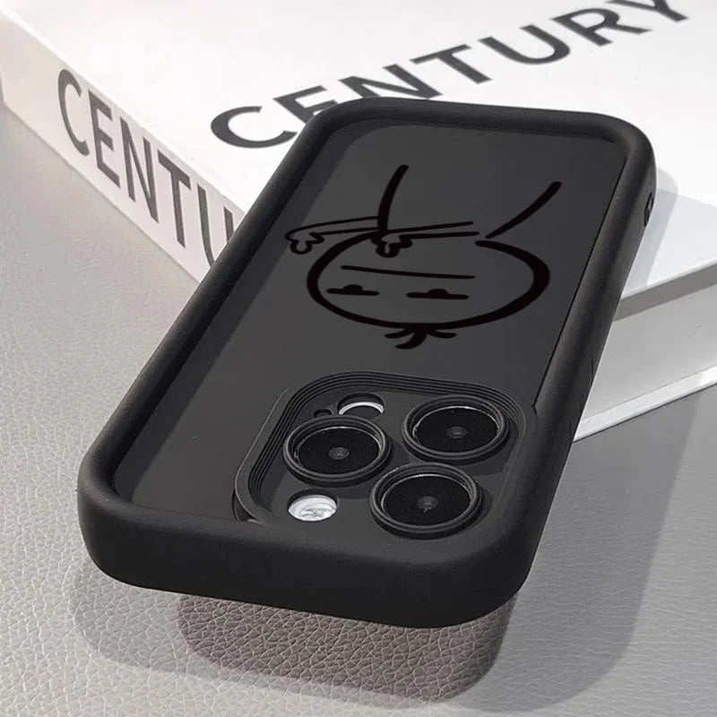 Cartoon Fun Stickman Case for iPhone 17 16 15 14 13 12 11 Pro Max XR XS SE2