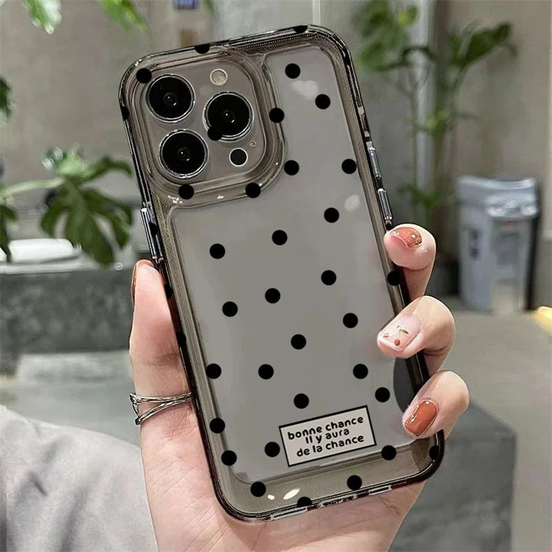 Cute Cartoon Love Heart Case for iPhone 17 16 15 14 13 12 11 Pro Max Mini