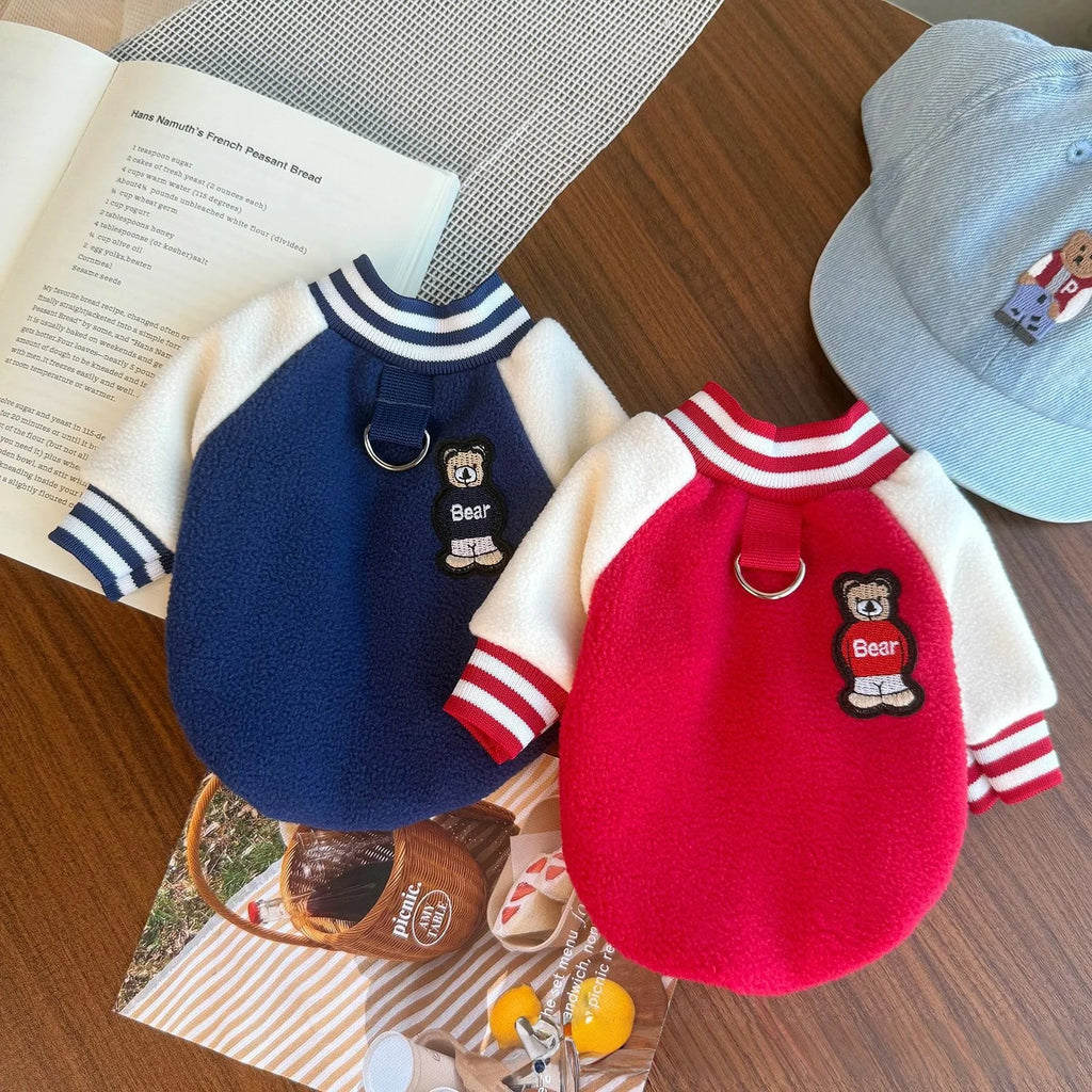Autumn Winter Cozy Pet Jacket for Dogs Cute Chic Puppy Hoodie Warm Outdoor Sweatshirt Chic Costume for Cats And Dogs