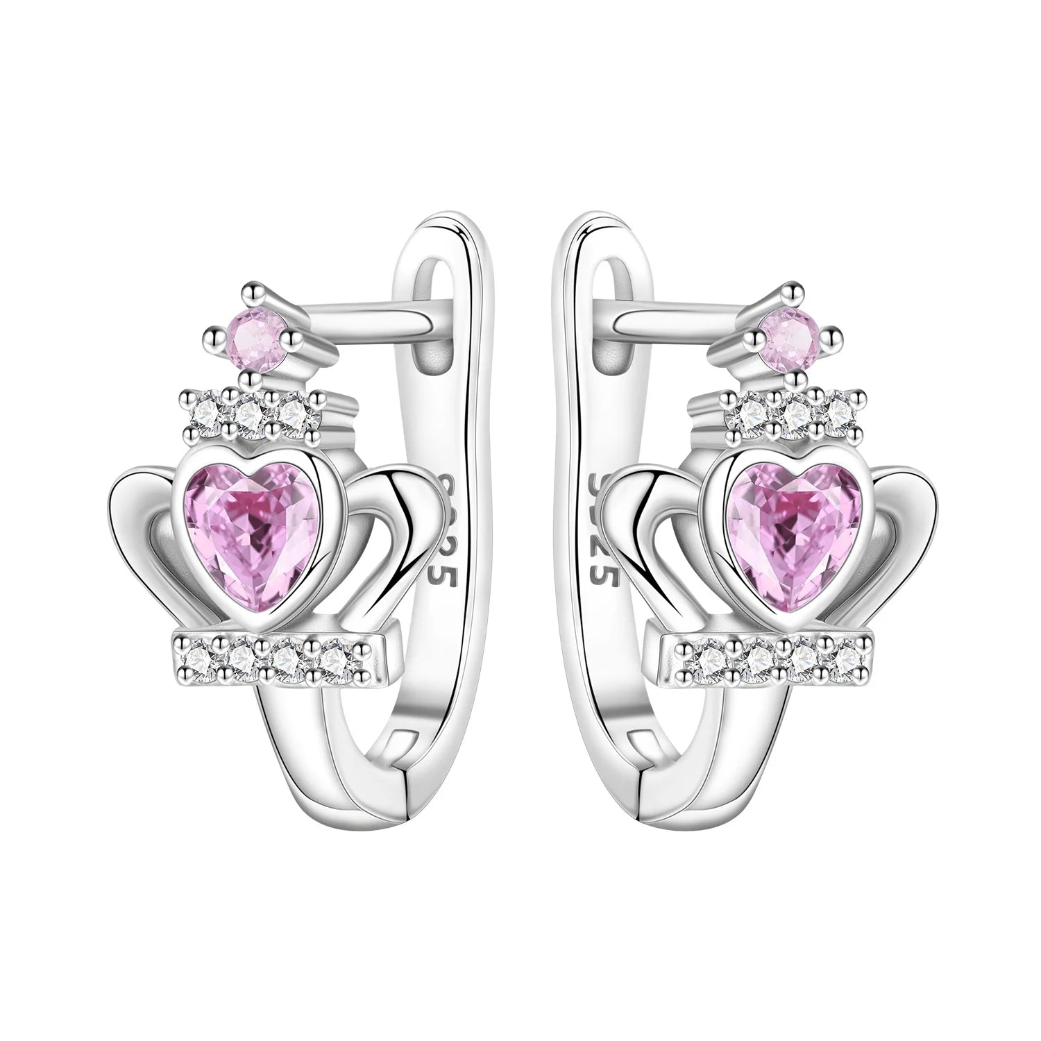 925 Sterling Silver Simple Gold U-shaped Versatile Hoop Earrings Birthday Gift