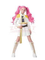 Kids Kpop Demon Hunter Cosplay Rumi Zoey Mira Suit 3D Print Costume Outfit