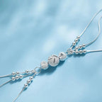 Lucky Beads Ball Chain Bracelet 925 Sterling Silver Women Luxury Charm Gift