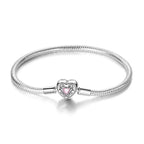 Real 925 Sterling Silver 17-20CM Snowflake Dreamcatcher Star Original Bracelet Fit For Wedding Fine Jewelry DIY Making