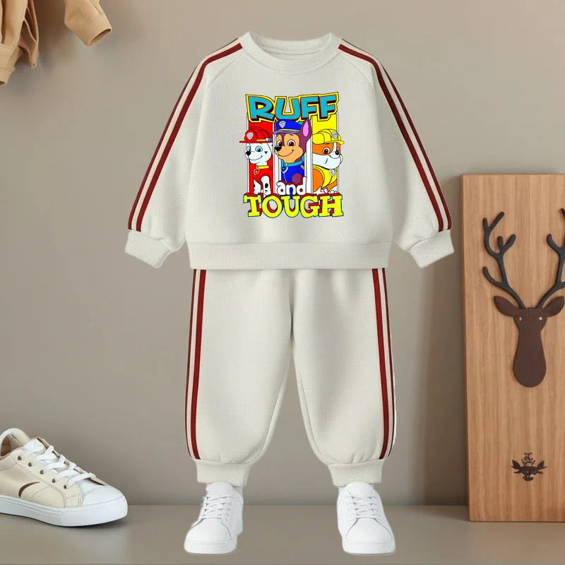 PAW Patrol Boys and Girls Side Stripe Hoodie and Trousers 2-Piece Tracksuit
