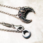 Tiger Tooth Necklace Link Chain 925 Sterling Silver Bohemia Jewellery Gift