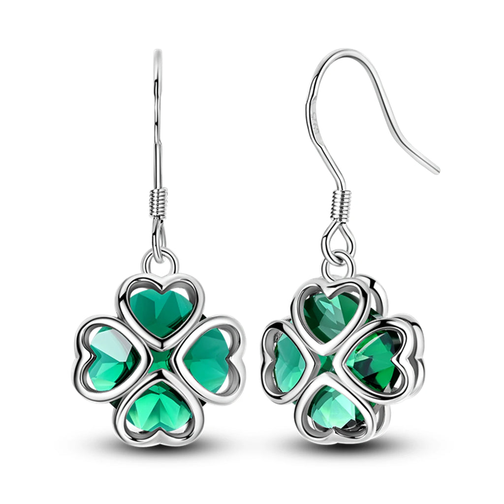 925 Sterling Silver Dreamcatcher Feather Ear Studs Hoop Earrings Jewellery Gift