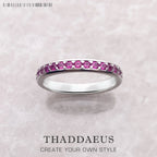 Elegant Colourful Stones Ring 925 Sterling Silver Romantic Jewellery Women