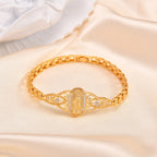 Guadalupe Virgin Mary Bracelet for Women, Zirconia Catholic Bracelet Bangle, Religious Baptism Hypoallergenic Non Tarnish