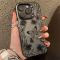 Black Butterfly Flowers IMD Case for Redmi Note 14 13 12 11 Pro