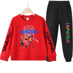 Kids Kpop Demon Hunters Indoor Hunter Witch Outfit ChildrenÕs Clothing Set
