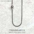 Basic Charm Link Chain Necklace 925 Sterling Silver Strand Jewellery Gift