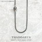 Basic Charm Link Chain Necklace 925 Sterling Silver Strand Jewellery Gift
