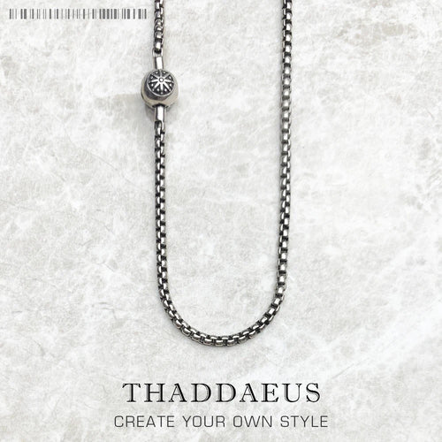 Basic Charm Link Chain Necklace 925 Sterling Silver Strand Jewellery Gift