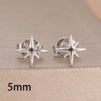 Fashion Minimalist Star Stud Earring 14K Gold Plated Mini Daily