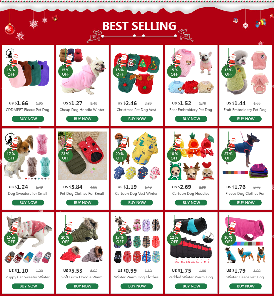 Winter Dog Clothes for Small Dogs Warm Dog Vest French Bulldog Sweatshirt Puppy Cat Costume Chihuahua Coat Schnauzer Pug Outfits