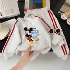 Disney Boys O-Neck Hoodie and Long Trousers 2-Piece Fashion Tracksuit