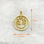 Life Tree Romantic Necklace Link Chain 925 Sterling Silver Love Jewellery