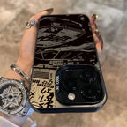 Fashionable Car Print IMD Case for Samsung S25 S24 S23 Ultra A55