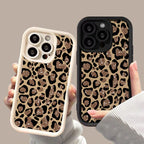 INS Leopard Print Case for iPhone 17 16 15 14 13 12 11 Pro Max XR XS SE2