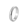 925 Sterling Silver Gold Colour Fashion Ring Classic Simple Couple's Wedding Engagement Gift