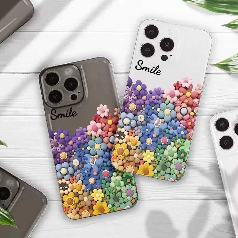 Sunflower Sky Pattern Case for iPhone 16 15 14 13 12 11 Pro Max XR 7 8 Plus
