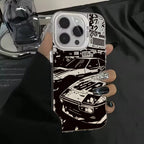 Fashionable Car Print IMD Case for Samsung S25 S24 S23 Ultra A55