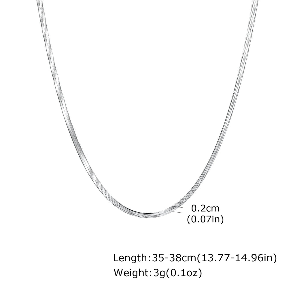 Snake Chain Bracelets for Little Girls 12cm-15cm, Hypoallergenic Non Tarnish Stainless Steel Adjustable Link