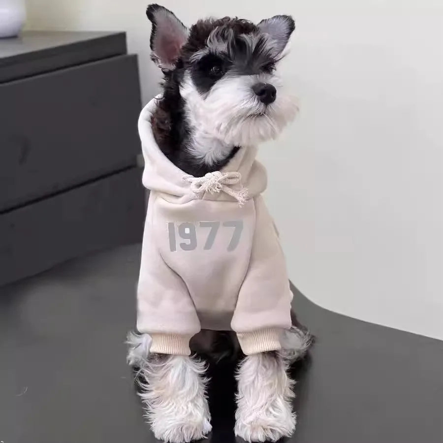 Cozy Fleece Dog Hoodie - Soft Comfortable Pullover, Cute Casual Pet Hoodie for Everyday Fashion Outfit