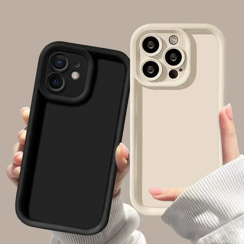 Thickened Protective Case for iPhone 17 16 15 14 13 12 11 Pro Max TPU Cover