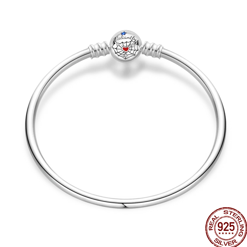 925 Silver 17-20CM Heart Pave Zirconia Original Bracelets Infinity Bracelet Fit DIY Charms Bead Birthday Jewelry Gifts Hot Sale