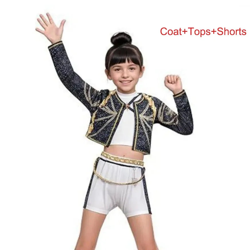 Kids Kpop Demon Hunter Cosplay Rumi Zoey Mira Suit 3D Print Costume Outfit