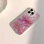 Floral Water Wave Case for Samsung A16 A15 A35 A55 S25 S24 S23 S22 Ultra FE