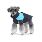 Winter Warm Fleece Dog Jacket For Small Large Dogs Cats Waterproof Pet Vest Jacket with D-ring Labrador French Bulldog Clothing