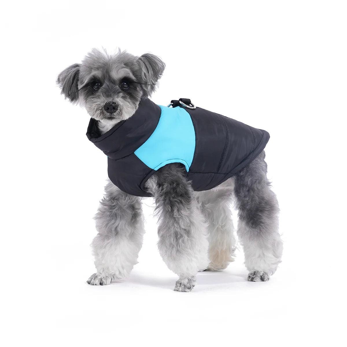 Winter Warm Fleece Dog Jacket For Small Large Dogs Cats Waterproof Pet Vest Jacket with D-ring Labrador French Bulldog Clothing