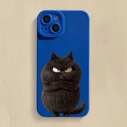 Funny Cool Cat Matte Case for iPhone 17 16 15 14 13 12 11 Pro Max
