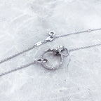 Queen Crown Link Chain Necklace 925 Sterling Silver Romantic Jewellery Gift