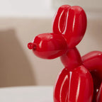Funny Balloon Pooping Dog Sculptures Resin Pop Art Statue Bathroom Decoration Object