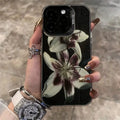Oil Painting Lily Flower Case for Samsung S25 S24 S23 S22 Ultra