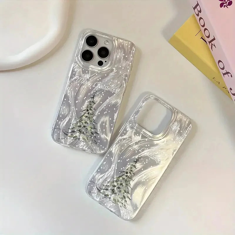Christmas Tree Laser Case for Redmi Note 14 13 12 11 Pro Plus 13C 14C 5G