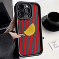Lemon Cool Stripe Case for iPhone 17 16 15 14 13 12 11 Pro Max XS XR 7 8 Plus