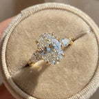 925 Sterling Silver Zirconia Gorgeous Shiny Oval Stone Ring Engagement Wedding Luxury Fine Jewellery