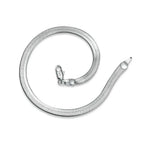 4mm Blade Chain Bracelet 8-inch 925 Sterling Silver Men Women Christmas Gift