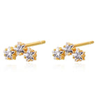 2022 New Stainless Steel Minimal Hoop Earrings Cubic Zirconia