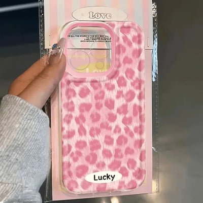 Pink Leopard Print Pattern Phone Case For Xiaomi 13 12 11 Lite 5G 15 14 Clear Soft Cover For Xiaomi 14T Pro 13T 12T Funda Cases