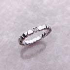 Love Hearts Ring 925 Sterling Silver Romantic Fine Jewellery Women Gift