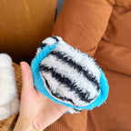 Striped Plush Pet Vest Warm Fleece Dog Cat Sweater Sleeveless Puppy Outfit