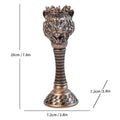 Animal Head Candlestick Resin Holder Horse Eagle Bulldog Monkey Lion Wolf Figurines