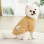Classic Puppy Dog Knitting Sweater Winter Warm Pet Clothes for Small Dogs Cats Vest Pet Clothing Apparel French Bulldog Costume